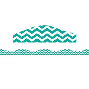 Big Magnetic Border Turquoise Chevron, ASH11117