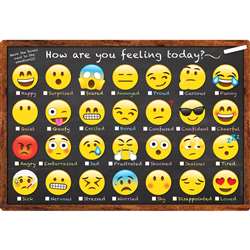 Smart Emoji How You Feeling Chart Dry-Erase Surfac, ASH91032