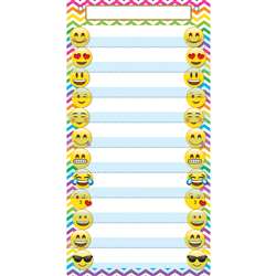 Pocket Chart 10 Pockets Sched Emoji, ASH94001