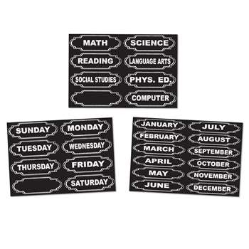 3 Pack Chalk Look Magnetic Timesavers, ASH94903