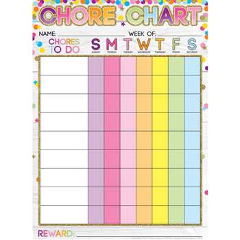 Chores Confetti Style Postermat Pals Smart Poly Si, ASH95304
