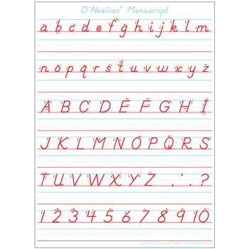 Dnealian Manu Handwriting Postermat Pals Smart Pol, ASH95309