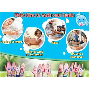 13X95 Smart Poly Make Time To Wash Postermat Pals , ASH95325