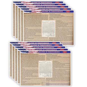 10 Pack Poly Learn Mat Us Independnce, ASH95637