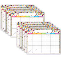 10 Pack Postermat Calendar Confetti, ASH97005