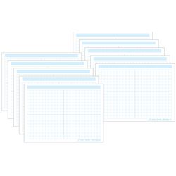 10 Pack Postermat 1/2&quot; Grid Block, ASH97023