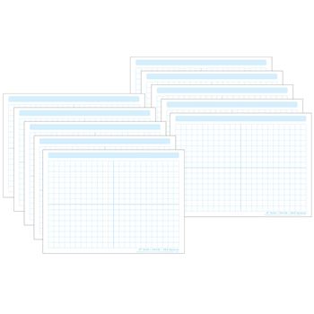 10 Pack Postermat 1/2&quot; Grid Block, ASH97023