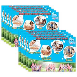 10 Pack Postermat Time To Wash Hands, ASH97025
