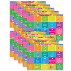 10 Pack Postermat Poly Numbers 1-20, ASH97036