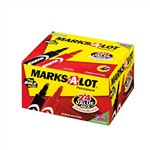 Marks A Lot Permanent Marker 24 Pk Regular Assorted Desk Style By Avery Dennison