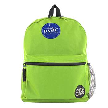 16&quot; Lime Green Collection Backpk, BAZ1034