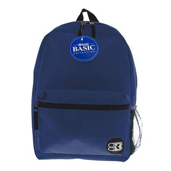 16&quot; Navy Blue Basic Backpack, BAZ1040