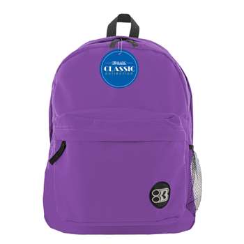 17&quot; Purple Classic Backpack, BAZ1057