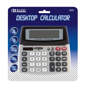 Bazic Desktop Calculator, BAZ3012