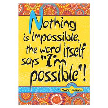 Poster - Nothing Is Impossible, BCP1833