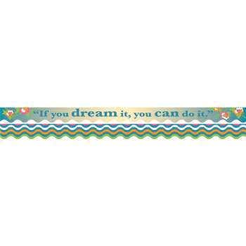 You Can Do It Border Double-Sided Scalloped Edge, BCPLL904