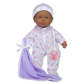 11&quot; Soft Baby Doll Blue Caucasian with Blanket, BER13110