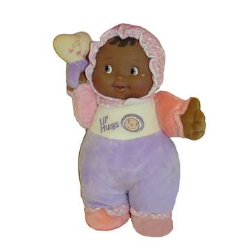 12&quot; Bbys 1St Doll African-American with Rattle, BER48001