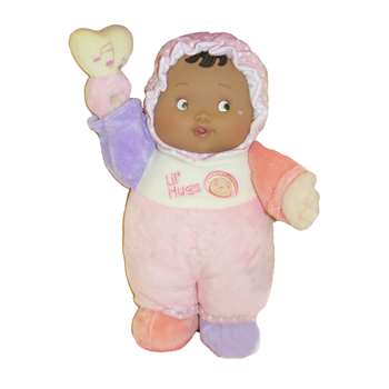 12&quot; Babys First Soft Doll Hispanic with Rattle, BER48003