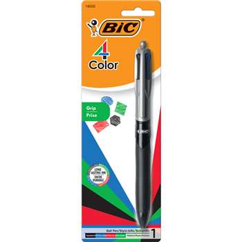 Bic 4 Color Pen With Grip By Bic Usa