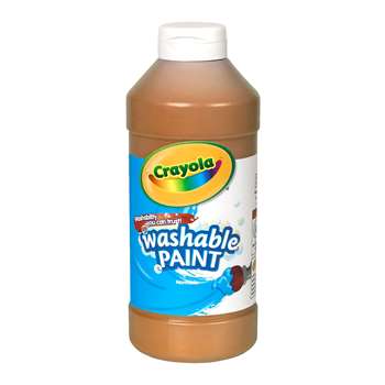 Washable Paint 16 Oz. Brown By Crayola