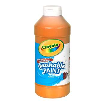 Crayola Washable Paint 16 Oz Orange By Crayola