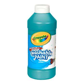 Crayola Washable Paint 16Oz Turquoise By Crayola