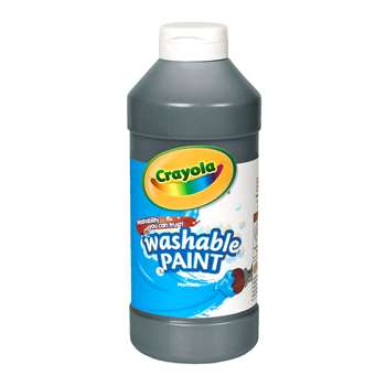 Crayola Washable Paint 16 Oz Black By Crayola