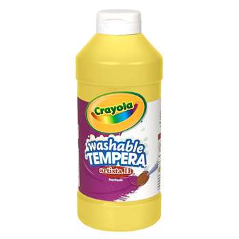 Tempera Paint 16 Oz Yellow By Crayola