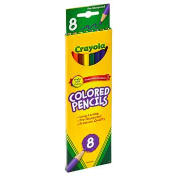 Colored Pencils-8 Ct Assorted By Crayola