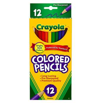 Crayola Colored Pencils 12 Color By Crayola