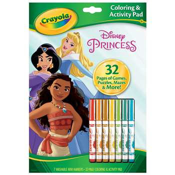Colrng & Actvty Pad Disney Princess with Markers, BIN45807