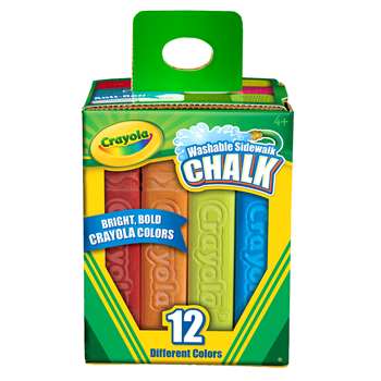 Crayola Washable Sidewalk Chalk 12 Ct By Crayola