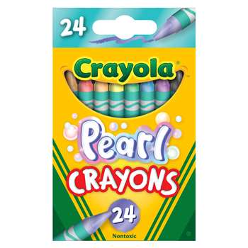 Crayola Pearl Crayons 24 Colors, BIN523409
