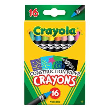 Shop Crayola 16 Ct Crayons For Construction Paper - Bin525817 By Crayola