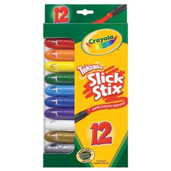 Twistables Slick Stix 12 Count By Crayola