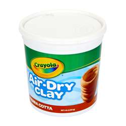 Crayola Air Dry Clay 5Lb Tub Terra, BIN572004