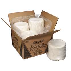 Crayola Air Dry Clay 25 Pound Pk White By Crayola