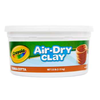 Crayola Air Dry Clay 2 1/2Lb Terra Cotta By Crayola