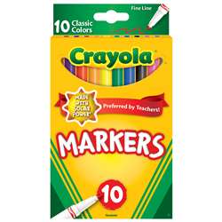 10Ct Fine Line Colormax Markers Classic, BIN587726