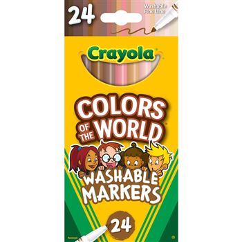 Colors Of World Fine Markers 24Ct Crayola, BIN587810