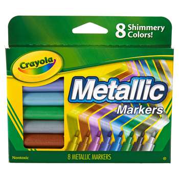 Shop Crayola Metallic Markers 8 Colors - Bin588628 By Crayola