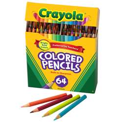 Crayola Colored Pencils 64 Count By Crayola