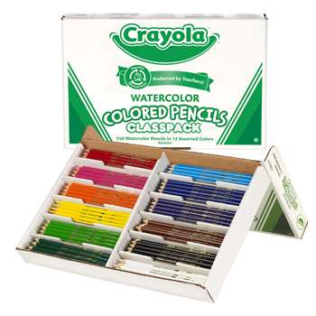 Crayola Watercolor Pencil 240 Ct Class Pk By Crayola