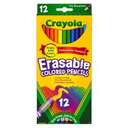 12 Ct. Erasable Colored Pencils By Crayola