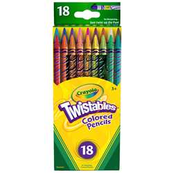 Crayola Twistables 18 Colors Colored Pencils By Crayola
