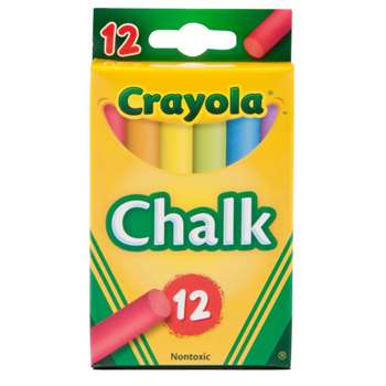 Crayola Colored Low Dust Chalk By Crayola