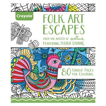 Coloring Book Folk Art Escapes, BIN992020