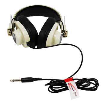 Monaural Headphone 5 Straight Cord 50-12000 Hz By Califone International