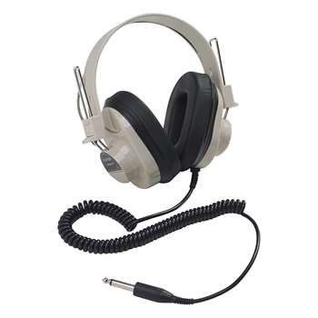 Monaural Headphone 5 Coiled Cord 50-12000 Hz By Califone International